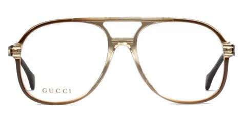 Gucci™ GG1106O 001 58 Gold Eyeglasses .